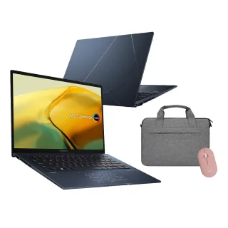 【ASUS】筆電包/滑鼠組★14吋i7輕薄筆電(ZenBook UX3402VA/i7-1360P/16G/512G SSD/2.8K OLED/EVO/紳士藍)