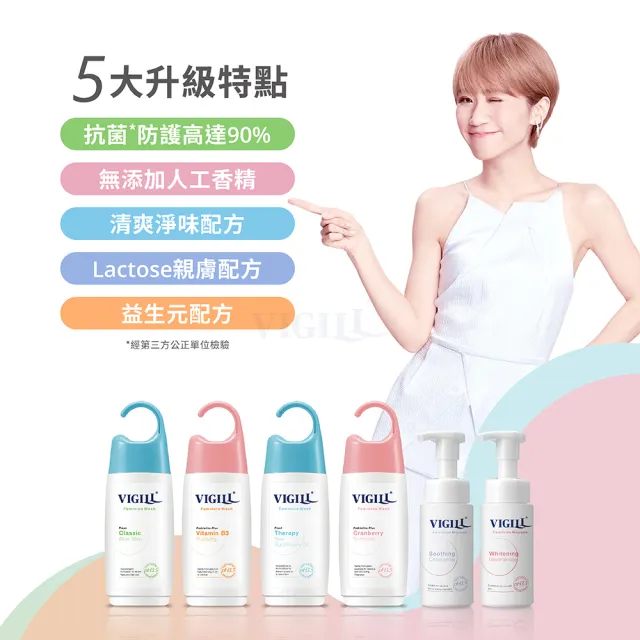 【VIGILL 婦潔】私密沐浴露220ml超值2入組(私密清潔 私密保養推薦)