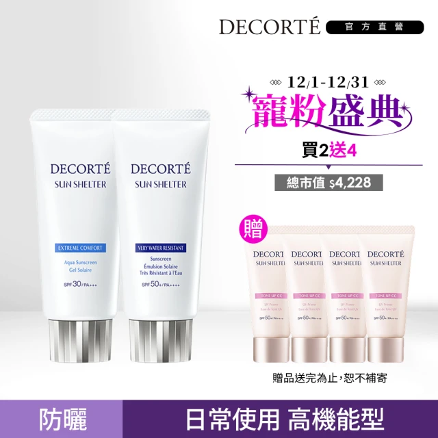 COSME DECORTE 黛珂 多重防禦隔離乳N 60g 二入組