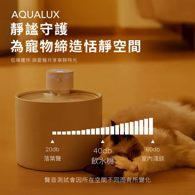 【grantclassic】喝不停 AquaLux 寵物智能陶瓷飲水機(官方品牌館)