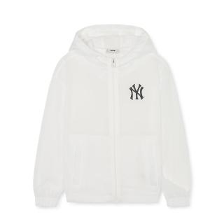 【MLB】童裝 連帽防風外套 夾克 紐約洋基隊(7AWJB0543-50WHS)
