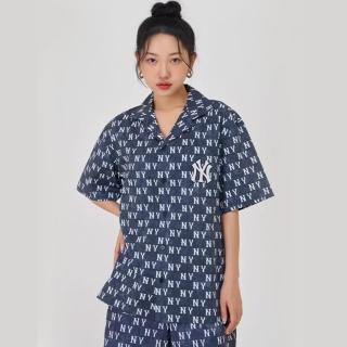 【MLB】仿丹寧襯衫 Monogram系列 紐約洋基隊(3AWSM0243-50NYS)