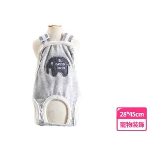 簡約風防水防漏寵物生理褲(舒適透氣 發情期 小型犬 貓咪 寵物衣服 肚兜 狗狗尿布 褲子 寵物尿布)