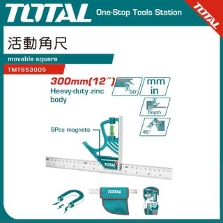 【TOTAL】強磁活動角尺 TMT653005(角度尺 測量尺 測量儀 鋼尺 水平尺)