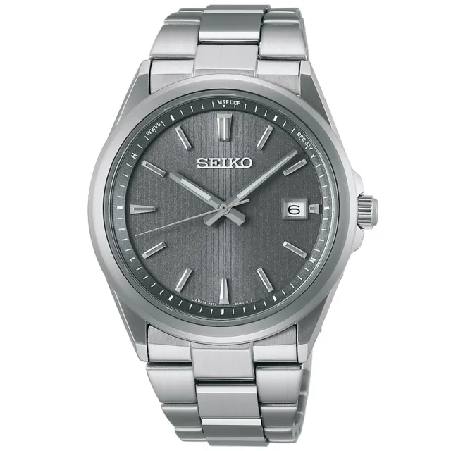 【SEIKO 精工】CS系列 簡約太陽能電波腕錶 禮物推薦 送禮首選(SBTM347J/7B72-0AK0N)