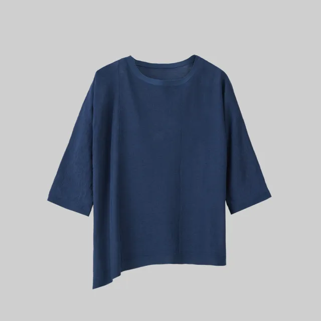 【giordano ladies】24SS_不對稱設計針織上衣(02354042)