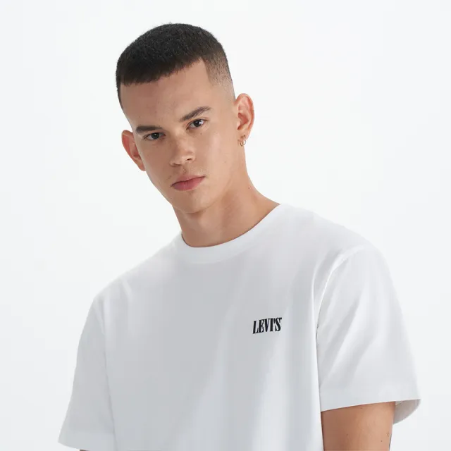 【LEVIS 官方旗艦】男款logo印花短袖Tee恤 人氣新品 001AS-0001