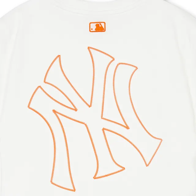 【MLB】童裝 短袖T恤 紐約洋基隊(7ATSJ0443-50WHS)