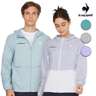 【LE COQ SPORTIF 公雞】運動基礎防風外套 男女款-3色-LWT61863 LWT62863