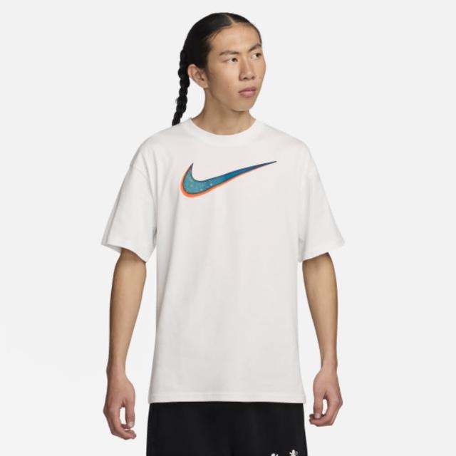 【NIKE 耐吉】短袖上衣 男款 運動 AS LBJ M NK TEE M90 SU24 米白 FV8407-121