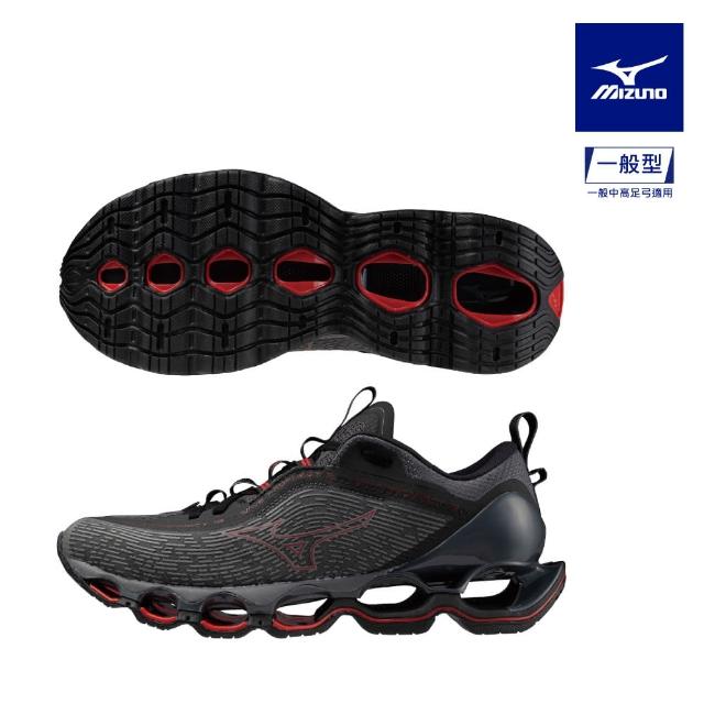 【MIZUNO 美津濃】WAVE PROPHECY 13 男款慢跑鞋 J1GC240052(慢跑鞋)