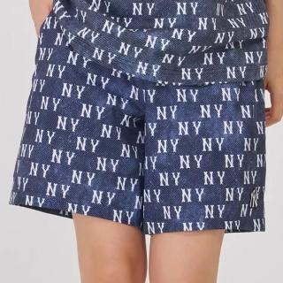 【MLB】仿丹寧短褲 Monogram系列 紐約洋基隊(3ASMM0243-50NYS)