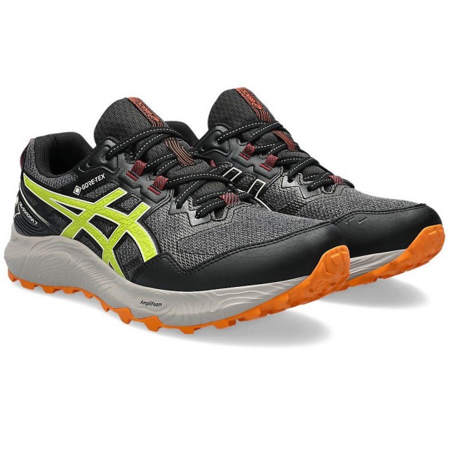 【asics 亞瑟士】GEL-Sonoma 7 GTX 男 慢跑鞋 登山 越野 防水 耐磨 戶外 灰黑橘(1011B593-020 ∞)