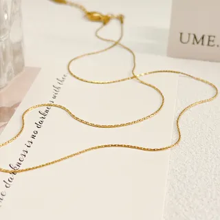 【UME.Acce】極細竹節鈦鋼項鏈(項鍊 鈦鋼 鈦鋼項鍊 竹節 竹節項鍊 極細項鍊 細鍊 細項鍊)