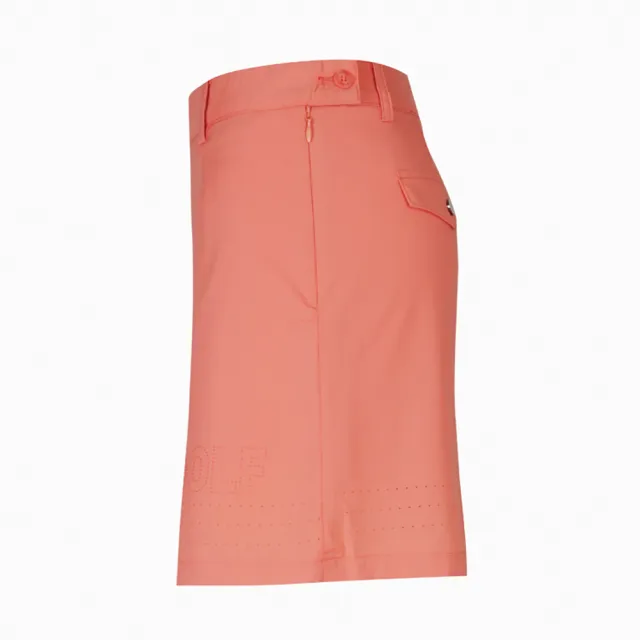 【PING】女款素色修身短裙-橘(GOLF/高爾夫球裙/RD22111-25)