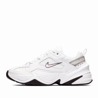 【NIKE 耐吉】W M2K Tekno 女 休閒鞋 老爹鞋 運動 復古 皮革 厚底 白銀(BQ3378-100)