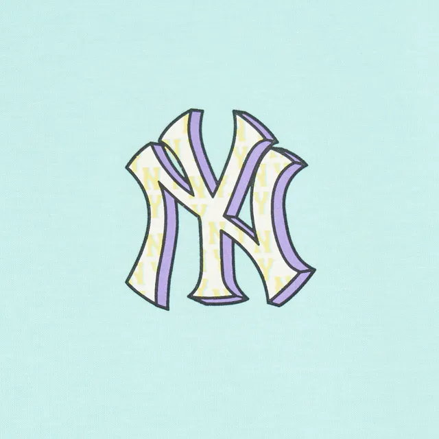 【MLB】童裝 短袖T恤 Monogram系列 紐約洋基隊(7ATSMT143-50MTL)
