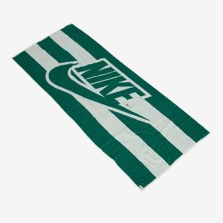 【NIKE 耐吉】Club 運動毛巾 170x74cm 綠白(HF9408-119)