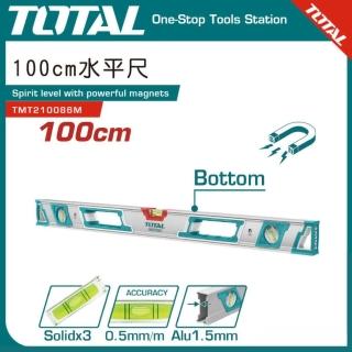 【TOTAL】專業附磁水平尺 100CM TMT210086M(高精準度)