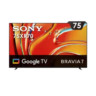 【SONY 索尼】BRAVIA 7 75型 XR Mini LED 4K HDR Google TV顯示器(Y-75XR70)
