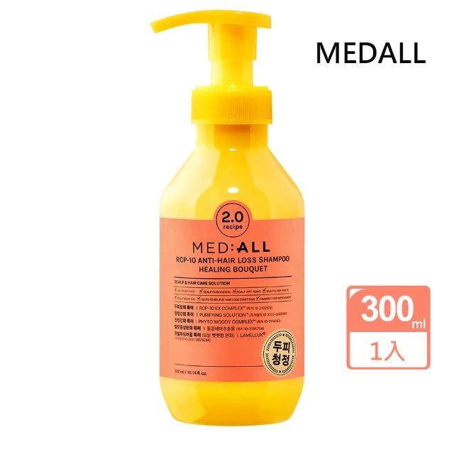 【MED:ALL】RCP-10 Anti Hair Loss 頭皮清潔洗髮露-療癒花香300ml(韓國洗髮露 頭皮去角質 清洗 洗髮)