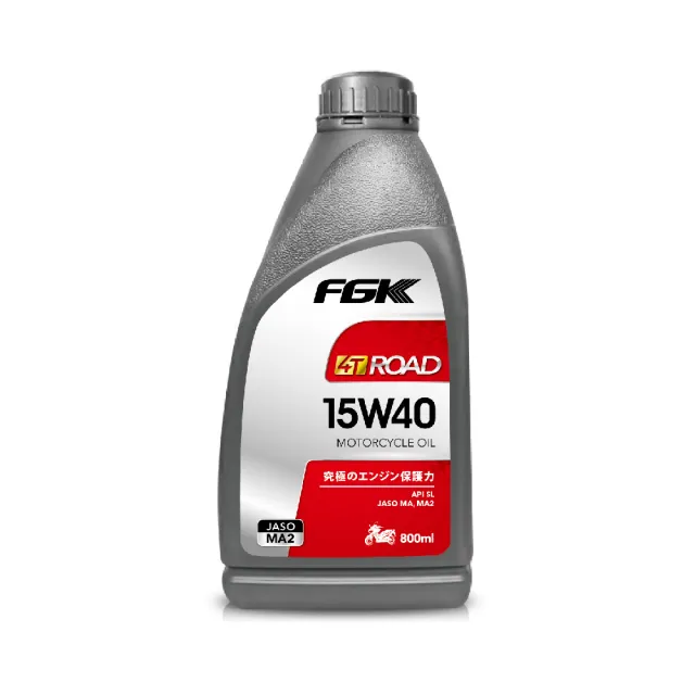 【FGK】4T Road 15W40 機車機油 800ml(整箱12入 / 總代理源豐行)