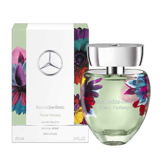 【Mercedes-Benz 賓士】綠意花境女性淡香水 90ML(專櫃公司貨)