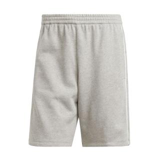 【adidas 愛迪達】NY Short 男 短褲 運動 休閒 經典 復古 三葉草 棉質 拉鍊口袋 灰(IR9346)