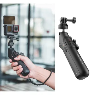 【Insta360】ACE PRO 翻轉螢幕廣角運動相機 + PGYTECH CapLock 螳螂充電握把(公司貨 送128G套組)