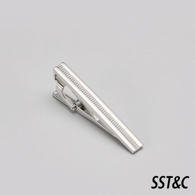 【SST&C 換季７５折】銀色造型領帶夾2812404006