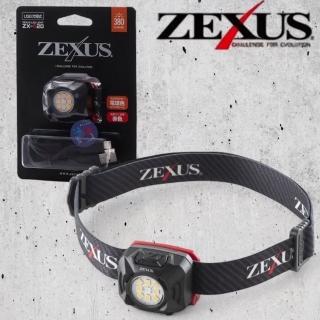 【FUJI-TOKI】日本富士燈器 ZX-R20 8LED充電式頭燈頭戴夾式兩用(露營.釣具.充電式頭燈.登山)