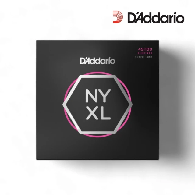 DAddario 專業品質無可擋 鍍鎳鋼四弦貝斯弦 加長版／NYXL45100SL(電貝斯弦 貝士弦 Bass弦 琴弦 Strings)