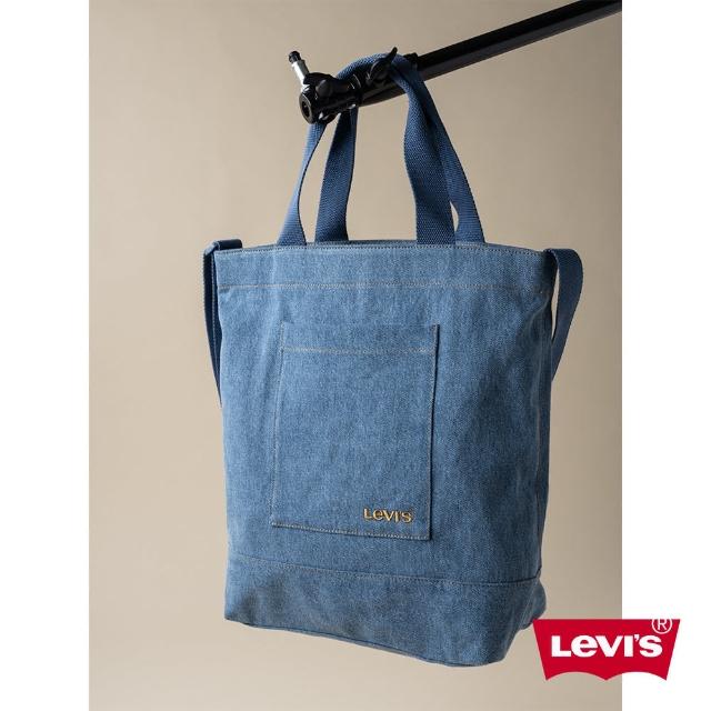 【LEVIS 官方旗艦】經典丹寧牛仔托特包 人氣新品 D7545-0033