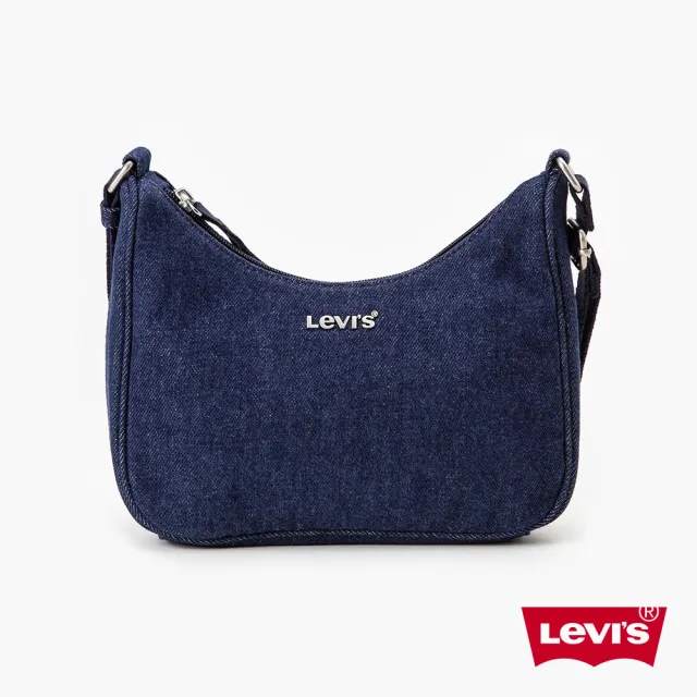 【LEVIS 官方旗艦】女款 經典單寧牛仔斜背小包 人氣新品 D7086-0013