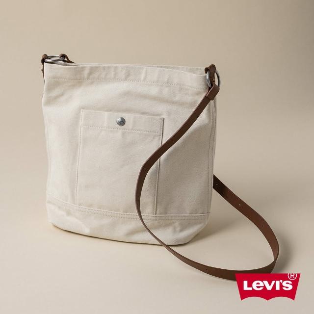 【LEVIS 官方旗艦】女款 經典單寧牛仔鉚釘斜背包 人氣新品 000IP-0000