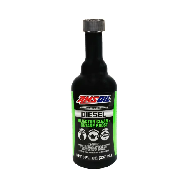 【AMSOIL 安索】Diesel Injector Clean + Cetane Boost 柴油精 + 16烷值提升劑(整箱6入/總代理源豐行)