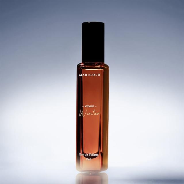 【MARIGOLD 美爾朵】VIVALDI四季精油香水 暮雪—冬之瀰15mL(煙燻木質調/中性香/淡香水/小眾/專櫃公司貨)