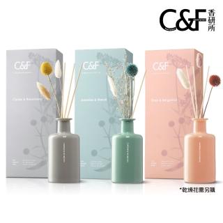 【C&F 香研所】孚日花園空間香氛瓶3入組(母親節禮物/居家香氛/香水精油/寵物小孩友善)
