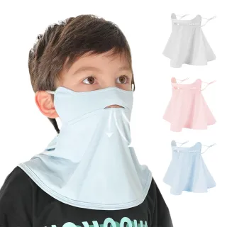 【YORI優里】兒童面罩(冰絲涼感面罩 護頸面罩 UPF50+防曬 幼童 小孩 面罩 kidsgoods童櫥)