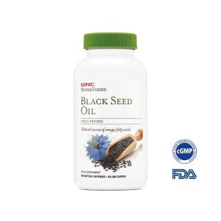 【GNC 健安喜】黑種草油軟膠囊食品 90粒/瓶(調節生理機能/促進新陳代謝/優質草本油脂)