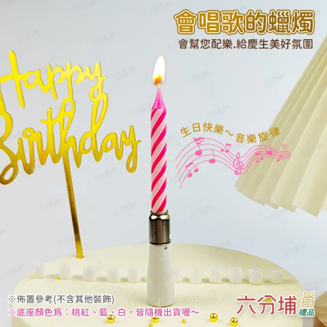 【六分埔禮品】英文生日歌音樂蠟燭(派對慶生生日蛋糕蠟燭生日蠟燭蛋糕蠟燭趣味蠟燭)