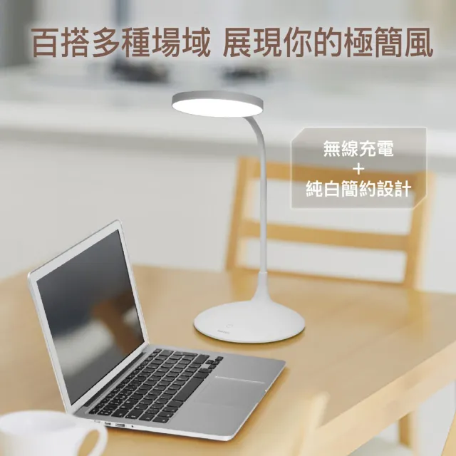 【Philips 飛利浦】66247 品志可攜式充電檯燈(PD055)