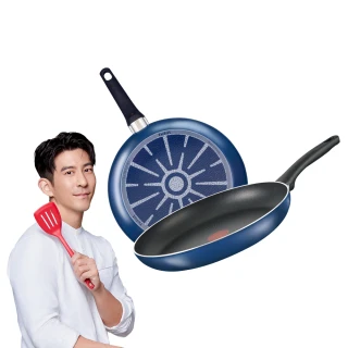 【Tefal 特福】MOMO獨家 法國製烈火悍將系列28CM不沾鍋平底鍋