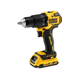 【DEWALT 得偉】20V MAX無刷式高速震動電鑽 2.0Ah 雙電(DCD709D2)