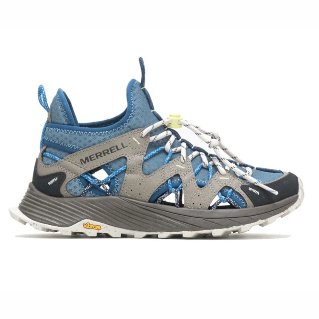 MERRELL Moab Flight Sieve 女 戶外 登山 越野鞋 涼鞋 透氣 藍灰(ML067100)