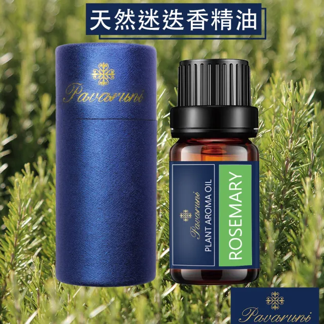 【Pavaruni】美國天然植物40種香味萃取香薰擴香精油10ml(薰香機 水氧機 薰衣草 檀香 玫瑰 雪松 白茶 茉莉)