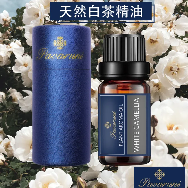 【Pavaruni】美國天然植物40種香味萃取香薰擴香精油10ml(薰香機 水氧機 薰衣草 檀香 玫瑰 雪松 白茶 茉莉)