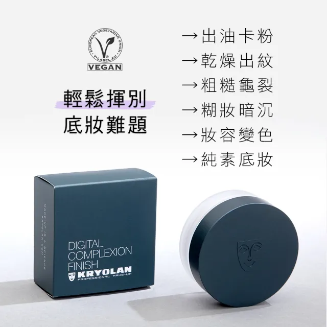 【KRYOLAN 歌劇魅影】超濾鏡透明蜜粉2入組