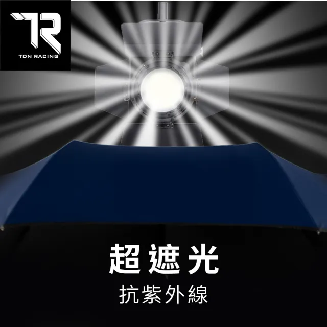 【TDN】加大黑膠自動三折魔術傘自動開收傘(輕量超防曬防風抗UV超撥水晴雨傘大傘面自動傘B6634B)