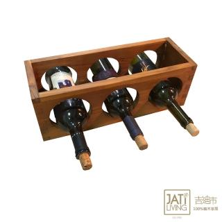 【吉迪市柚木傢俱】柚木造型酒瓶架 LT-091A(洋酒架 紅酒架 木酒架 擺飾 置物架)